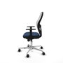 PIQUERAS Y CRESPO Silla de oficina Jorquera Azul marino y Blanco