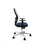 PIQUERAS Y CRESPO Silla de oficina Jorquera Azul marino y Blanco