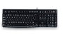 Logitech K120 Teclado USB, Diseño Duradero y Cómodo para Uso Escolar, Resistente a Limpieza