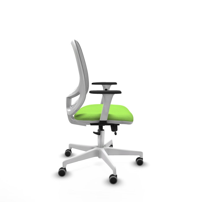 PIQUERAS Y CRESPO Silla de oficina Cilanco con mecanismo Sincro/Traslack, Tela Pistacho y Malla Gris PIQUERAS Y CRESPO Silla de oficina Cilanco con mecanismo Sincro/Traslack, Tela Pistacho y Malla Gris