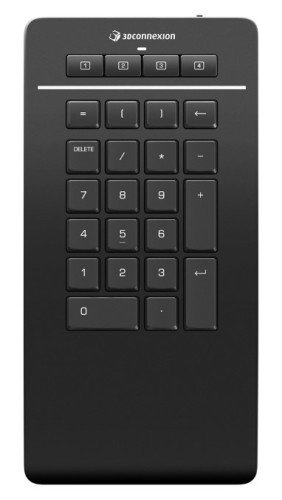 3Dconnexion Numpad Pro Negro inalámbrico profesional