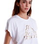 Camiseta de Manga Corta Mujer Kappa 34151UW-001 Blanco (XS)