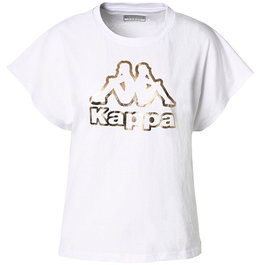 Camiseta de Manga Corta Mujer Kappa 34151UW-001 Blanco (XS)