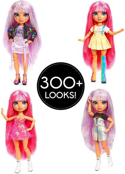 MGA Estudio Fashion Rainbow High Muñeca con Más de 300 Looks y Accesorios, Incluye Muñeca Exclusiva, 22 cm