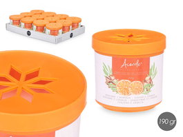 Acorde Ambientador de Gel 190gr Jengibre Naranja 8x8x8cm (Set de 24)