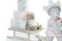 Figura Navidad Fantasia DKD Home Decor Rosa Blanco 6 x 11 x 16 cm