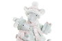 Figura Navidad Fantasia DKD Home Decor Rosa Blanco 6 x 11 x 16 cm