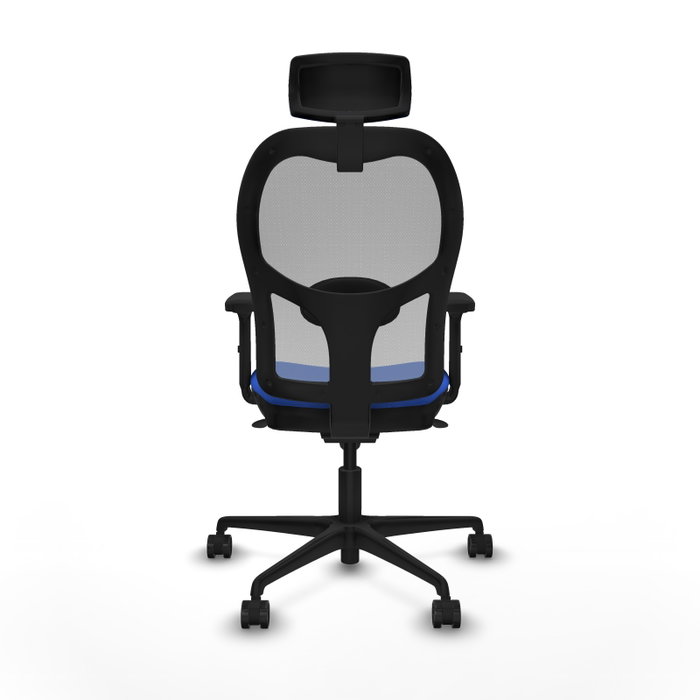 PIQUERAS Y CRESPO Silla de oficina Jorquera Azul y Gris