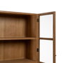 Ixia Vitrina Natural DM-Madera 84,50 x 42,50 x 198 cm