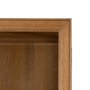 Ixia Vitrina Natural DM-Madera 84,50 x 42,50 x 198 cm