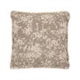 Cojín Flores Beige Oscuro 45 X 45 cm (Set de 2)