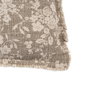 Cojín Flores Beige Oscuro 45 X 45 cm (Set de 2)