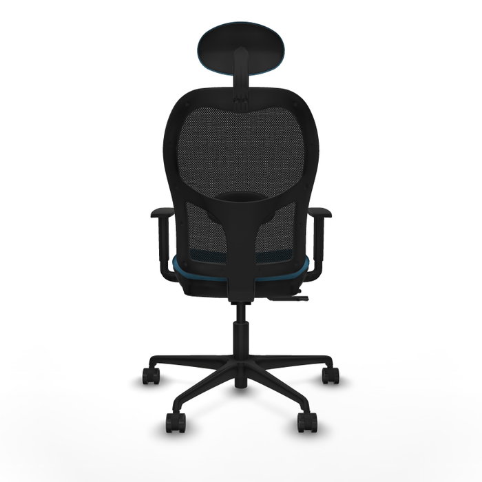 Silla de oficina Jorquera con mecanismo Sincro/Traslack tapizada con Tela color Verde petróleo y malla color Negro. Equipada con lumbar 1D, Brazos 1D, Cabecero Fijo y Ruedas 65mm nailon Silla de oficina Jorquera con mecanismo Sincro/Traslack tapizada con Tela color Verde petróleo y malla color Negro. Equipada con lumbar 1D, Brazos 1D, Cabecero Fijo y Ruedas 65mm nailon