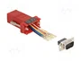 DeLOCK 67103 Adaptador VGA a RJ-45 Rojo