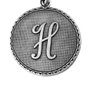 Alex And Ani Pulsera de Metal con Letra H Gris