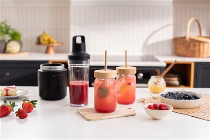 Kitchenaid 5KSBR200BM Batidora Compacta Inalámbrica Sin Batería Go, Negro Mate