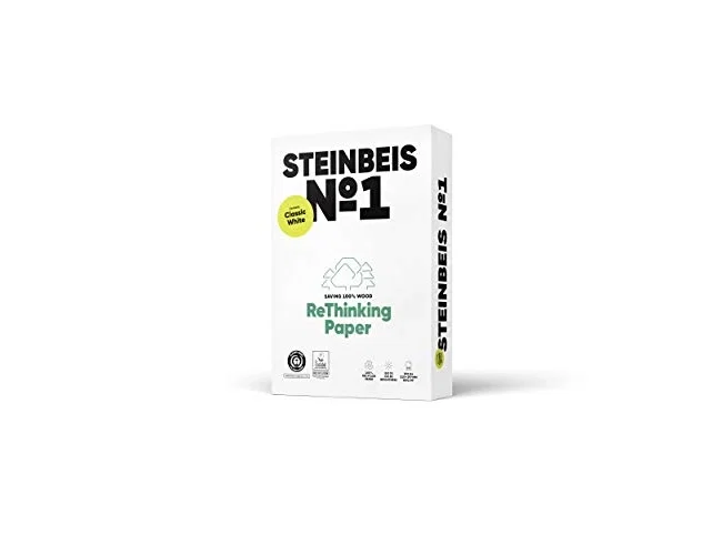 Steinbeis Papel No.1 Din A4 80 g/m² 100% Reciclado 500 Hojas Steinbeis Papel No.1 Din A4 80 g/m² 100% Reciclado 500 Hojas