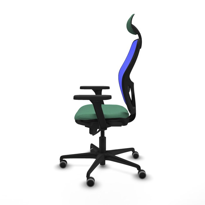 PIQUERAS Y CRESPO Silla de oficina Jorquera Verde esmeralda y Azul