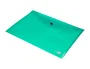 Liderpapel Carpeta Dossier Broche 34043 Polipropileno DIN A4 Verde Transparente Capacidad 50 Hojas