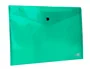Liderpapel Carpeta Dossier Broche 34043 Polipropileno DIN A4 Verde Transparente Capacidad 50 Hojas