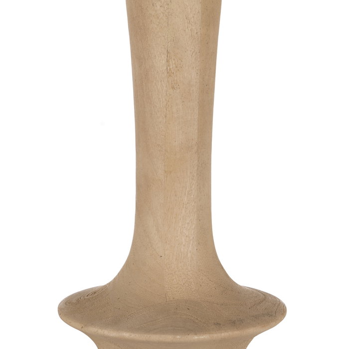 Base Lámpara Mesa Natural 18 X 18 X 40 cm