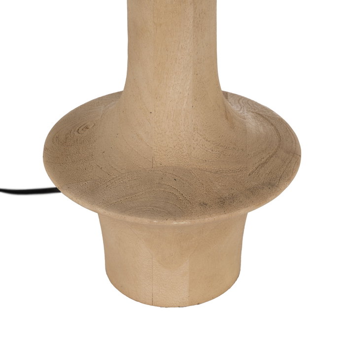 Base Lámpara Mesa Natural 18 X 18 X 40 cm
