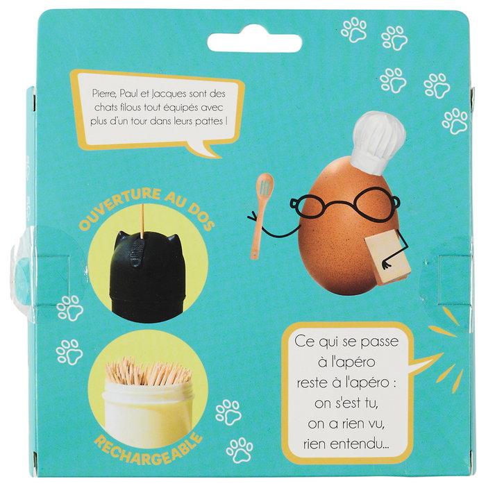 Cook Concept Juego De 3 Dispensadores Palillos Bambú Ludique