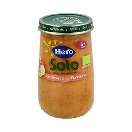Hero Potito Solo Eco Jardinera Ternera 190 G +6 Meses