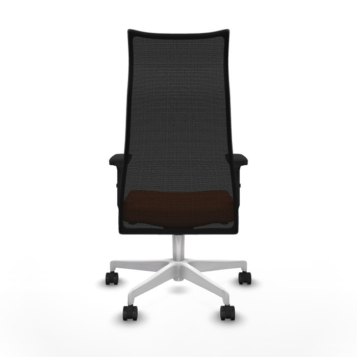 PIQUERAS Y CRESPO Sillón Albacete Naranja y Negro con Mecanismo Sincro y Brazos 2D