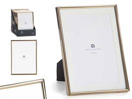 Giftdecor Portafotos Acero Dorado 13x18 cm (Set de 24)