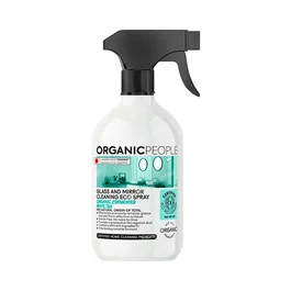 ORGANIC PEOPLE Limpiacristales White Tea Spray 500 ml - Ecológico, Biodegradable, Sin Químicos Agresivos, para Cristales y Superficies Reflectantes, Brillo Radiante, Sin Aclarado