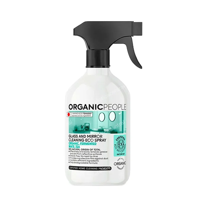 ORGANIC PEOPLE Limpiacristales White Tea Spray 500 ml - Ecológico, Biodegradable, Sin Químicos Agresivos, para Cristales y Superficies Reflectantes, Brillo Radiante, Sin Aclarado ORGANIC PEOPLE Limpiacristales White Tea Spray 500 ml - Ecológico, Biodegradable, Sin Químicos Agresivos, para Cristales y Superficies Reflectantes, Brillo Radiante, Sin Aclarado
