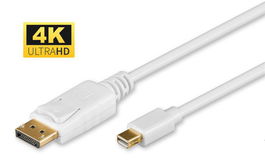 MicroConnect Cable Mini DisplayPort 1.2 a DisplayPort de 2m para MacBook, Monitor y Proyector