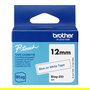 Brother BTAG-233 - Cinta para Etiquetadora P-touch PT-N10, PT-N20, PT-N25BT - 12 mm x 4 m - Azul sobre Blanco