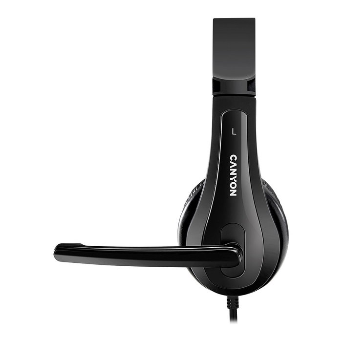 Canyon CNS-CHSU1B Auriculares de Diadema USB Negro