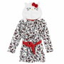 Cerdá Batín Coral Fleece Aplicaciones Hello Kitty 8 Años Blanco
