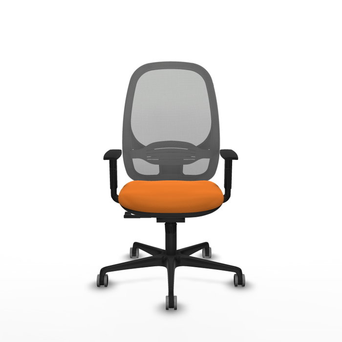PIQUERAS Y CRESPO Silla de oficina Cilanco Naranja y Gris PIQUERAS Y CRESPO Silla de oficina Cilanco Naranja y Gris