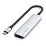 Satechi USB-C Slim Multi-Port Hub 4 en 1 ST-P4SS, Plata