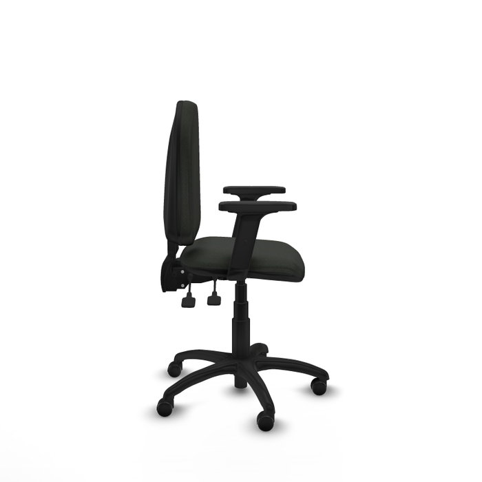 PIQUERAS Y CRESPO Silla de oficina Aýna con mecanismo Asincro, Tela Negra PIQUERAS Y CRESPO Silla de oficina Aýna con mecanismo Asincro, Tela Negra