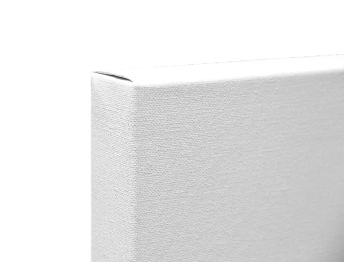 Liderpapel Bastidor Lienzo Grapado Algodón 100% 33x22 cm Marco Pawlonia 1,8x3,8 cm Bordes Madera