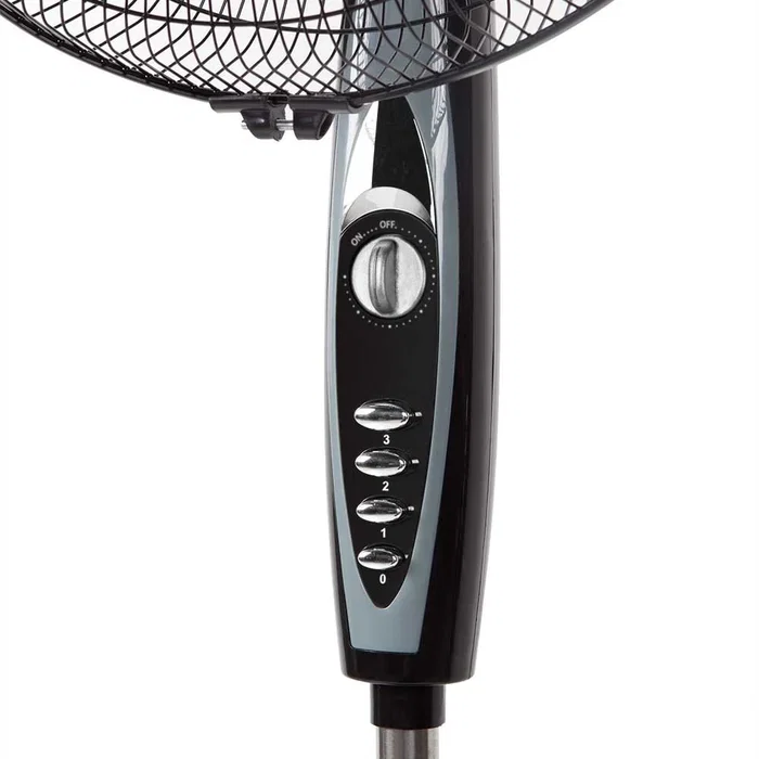 Orbegozo SF-3347 Ventilador de Pie Negro, 50W, 40cm, 3 Aspas, 3 Velocidades, Oscilante, Temporizador 2h Orbegozo SF-3347 Ventilador de Pie Negro, 50W, 40cm, 3 Aspas, 3 Velocidades, Oscilante, Temporizador 2h