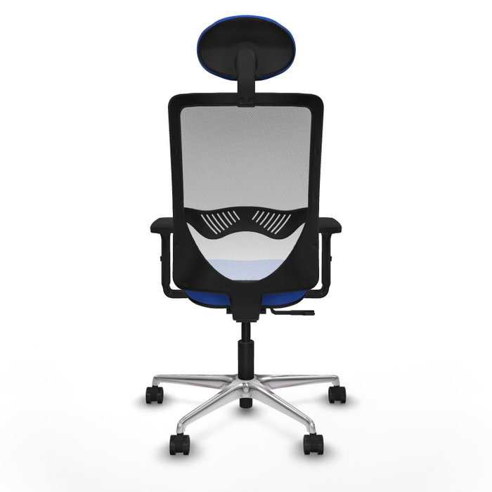 PIQUERAS Y CRESPO Silla de oficina Zulema con mecanismo Sincro, Azul y Blanco PIQUERAS Y CRESPO Silla de oficina Zulema con mecanismo Sincro, Azul y Blanco