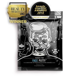 Barber Pro Face Putty 3x7g Mascarilla Limpiadora Profunda para Poros, Desintoxicante y Reequilibrante para Piel Grasa y Acné