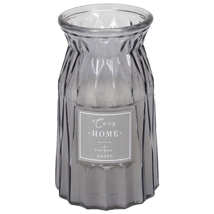 Home Deco Factory Vela Perfumada Jarrón Colección Bougie Cera 550g Duración 100h Altura 18 cm