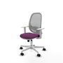 PIQUERAS Y CRESPO Silla de oficina Cilanco con mecanismo Sincro/Traslack, Morado y Gris