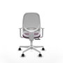 PIQUERAS Y CRESPO Silla de oficina Cilanco con mecanismo Sincro/Traslack, Morado y Gris