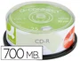 Q-connect CD-R 700MB 80min 52x Bote de 25 unidades