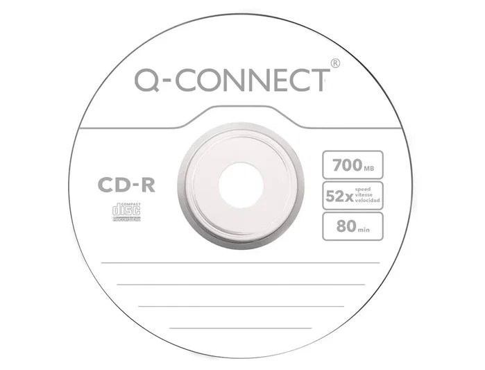 Q-connect CD-R 700MB 80min 52x Bote de 25 unidades Q-connect CD-R 700MB 80min 52x Bote de 25 unidades