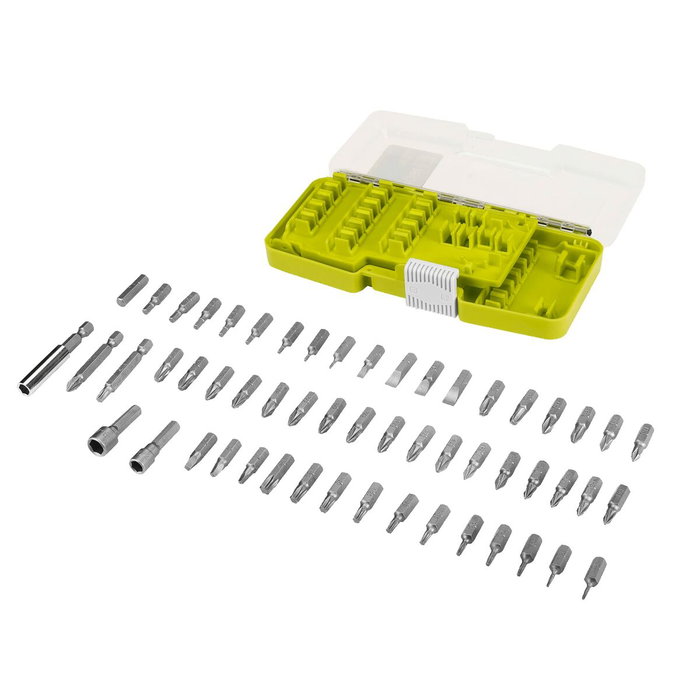 Ryobi Juego de destornilladores mixtos de 55 piezas RAK55DK Ryobi Juego de destornilladores mixtos de 55 piezas RAK55DK