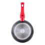 San Ignacio Sartén Toledo Ø18 cm Aluminio Forjado Inducción Antiadherente Mango Rojo